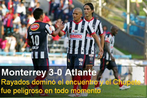 Monterrey 3-0 Atlante